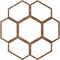 Ekena Millwork Florin Wood Fretwork Pierced Ceiling Medallion, Walnut, 40"OD x 14 1/8"ID x 3/8"T CMWP40X40X0375FOWA - alternate 2